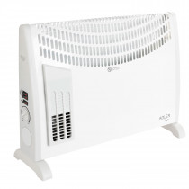 Adler AD7705 Convector aire caliente con termostato regulable para un bajo consumo, 3 niveles potencia, silencioso, (750W 1250W 200W)