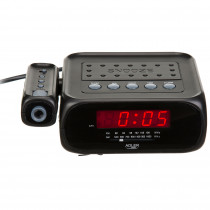 Adler AD1120 Radio Despertador AM-FM, Proyector Orientable 160°, Gran Pantalla LED, Función SLEEP, Batería de Reserva, Alarma Dual, SNOOZE