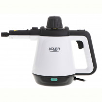 ADLER AD7038 Vaporeta Limpiador Vapor a Presión, Desinfección Portátil, Caudal Vapor 44 g/min, 450ml, 12 Accesorios Limpieza Hogar Tapicería, Colchón, Sofás, Asientos Coche, Suelos, 1200W