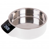 Adler AD 3166 Balanza Electrónica de Cocina Digital con Bol, 900 ml, 5 kg (11 lb), Alta Precisión 1 g, TARA, medición de Líquidos