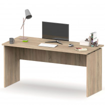 briebe Escritorio, Mesa de Ordenador Oficina, Estudio 76x155x68cm (Alto x Ancho x Profundo), Despacho, Habitación, Desk, Zenith Roble Cambrian
