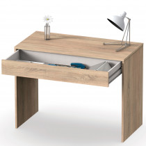 briebe Escritorio, Mesa de Ordenador 75x100x50cm (Alto x Ancho x Profundo), 1 Cajón, Oficina, Habitación Juvenil, Desk, Tocador Class Roble Cambrian