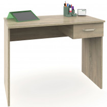 briebe Mesa Escritorio Ordenador Pequeña 75x90x50cm (Alto x Ancho x Profundo), 1 Cajón Almacenamiento, Oficina, Habitación Juvenil, Desk, Tocador, Prakt Roble Cambrian