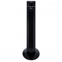 Camry CR 7320 Ventilador de Torre Ionico, Silencioso, Mando a Distancia, Temporizador, Oscilante, 3 Velocidades, 107 cm, 120W, Negro