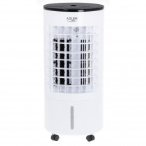 Adler AD 7921 Climatizador Evaporativo 3 en 1 Enfriador de Aire, Humidificador, Purificador de aire, 3 Modos de Ventilador, Oscilante, Depósito de agua 5,5 Litros, Air Cooler, Mando a Distancia, 300W