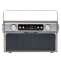 Camry CR1183 Radio Bluetooth, Diseño Retro, Sintonizador FM, 2 Altavoces 8 W