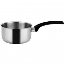 Fagor Alaia Cazo Inducción 12 cm, 0,7 Litros Acero Inoxidable 18/10, Cazo Leche con Fondo Difusor de Triple capa, Apto para Todas las Cocinas, Vitrocerámica, Gas, Lavavajillas