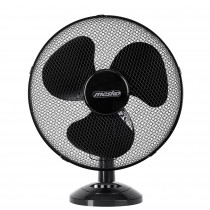 Mesko MS 7308 - Ventilador portátil de sobremesa oscilante, 2 velocidades, 23cm, negro, 45W