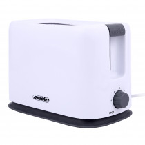 MESKO MS3213 Tostadora pan Doble,  2 Ranuras, 750 W, regulador de Nivel de Tostado, Bandeja de migas