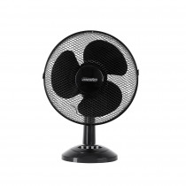 Mesko MS7309 Ventilador de Mesa oscilante, Inclinable, 30 cm, 3 velocidades, Negro, 70W