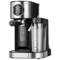 MPM MKW-07M Cafetera express 15 bares, para realizar café espresso y cappuccino, depósito calentar leche 0,7 litros, calienta tazas ,acabado acero inoxidable, depósito de agua 1,2 L desmontable, 1470W