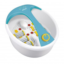 MPM MMS-03 Masajeador de Pies con Agua, masaje de Burbujas y por vibración, Mantener Temperatura, infrarrojos, Contenedor para Sales, 90 W