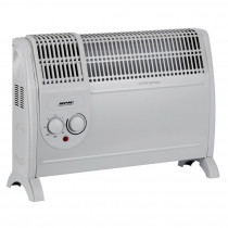 MPM MUG-07 Convector aire caliente con termostato regulable para un bajo consumo, 3 niveles potencia, silencioso, (750W 1250W 2000W)