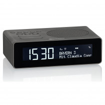 Roadstar CLR-290D+/BK Radio Reloj Despertador Digital DAB/DAB+/FM, 2 Alarmas, Gran Pantalla LCD, Cargador USB, Función Snooze, Temporizador para Apagado, Negro