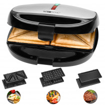 Clatronic 3.1 Sandwichera Gofrera Grill ST 3670