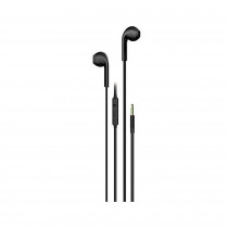 Vivanco URB 40B Auriculares con Cable y Micrófono, Sonido Estéreo, Auriculares Internos, 3,5Mn, Manos Libres, Negro
