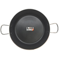 briebe Zafrán Paellera Inducción 30 cm, 4 Raciones de Paella, Antiadherente ILAG Ecológico sin PFOA, 3 mm Espesor, Aluminio Prensado, Apta Todas las Cocinas, Vitrocerámica, Gas, Horno