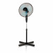 MPM MWP-17/C Ventilador de Pie Oscilante, Altura Ajustable, 3 Velocidades, Cabezal 42 cm, Negro, Potencia 50W