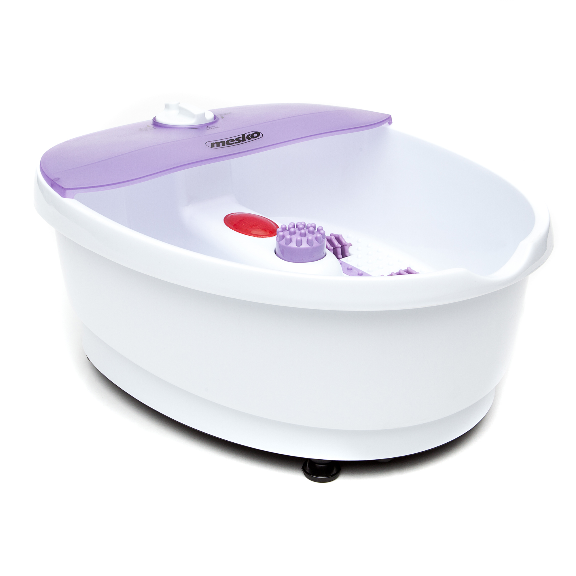 MESKO MS-2152 Masajeador de Pies con Agua, masaje de Burbujas y por vibración, Control de Temperatura por infrarrojos, Cepillos intercambiables, 70W