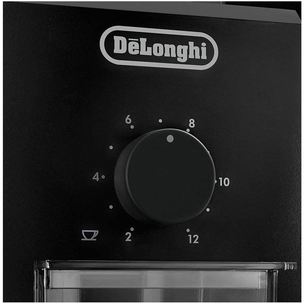 Delonghi KG 79  - Molinillo de café profesional eléctrico con sistema de muelas, ajuste de molienda, 12 tazas café, 110 W