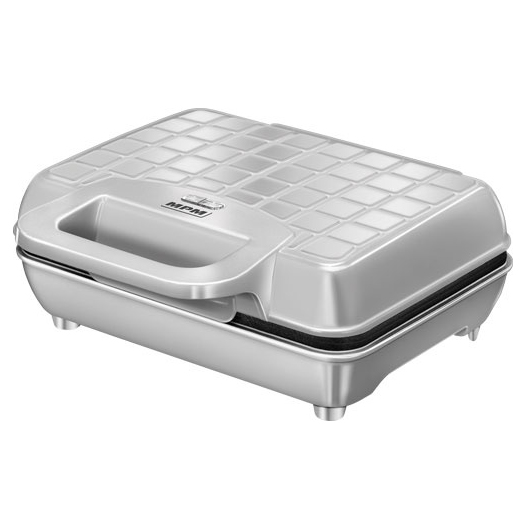 ADLER AD311 Electric waffle iron for 2 thick Belgian waffles, non-stick plates, automatic temperature, Cold Touch housing, 700 W, white