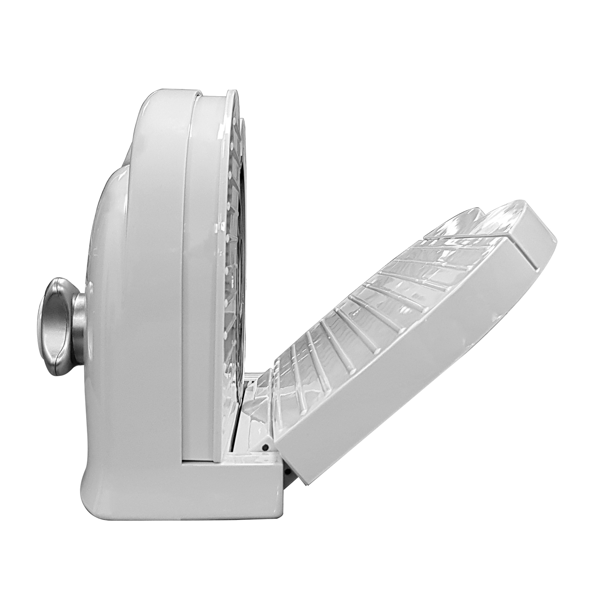 MPM MKR-03 Cortafiambres plegable blanco, grosor de corte ajustable 15mm, disco corte 17 cm, 150 W