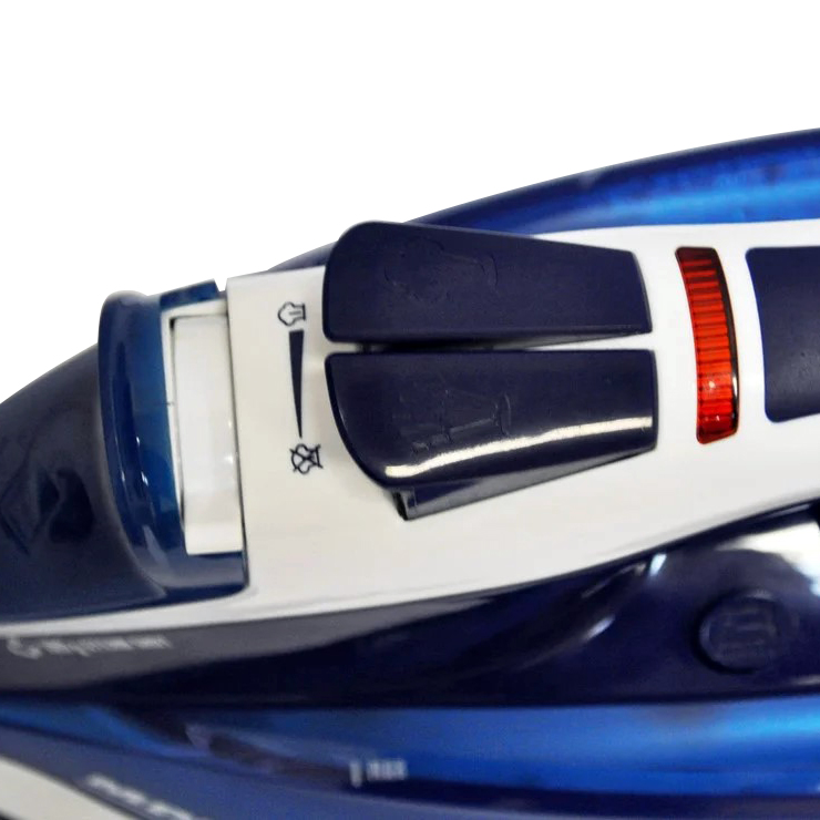 MPM MZE-21/N Plancha ropa vapor Suela cerámica, vapor Vertical, Golpe de Vapor, autolimpieza, antigoteo, 7 Funciones, depósito 400ml, 2800 W