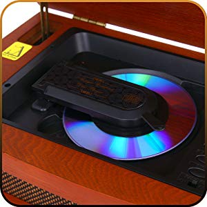 Camry CR1109 - Radio CD retro estilo vintage antigua de madera estereo (FM - LW - CD - USB - MP3 - AUX - Mando a distancia)