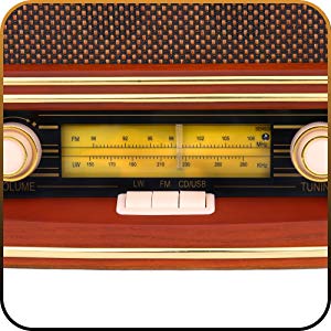Camry CR1109 - Radio CD retro estilo vintage antigua de madera estereo (FM - LW - CD - USB - MP3 - AUX - Mando a distancia)