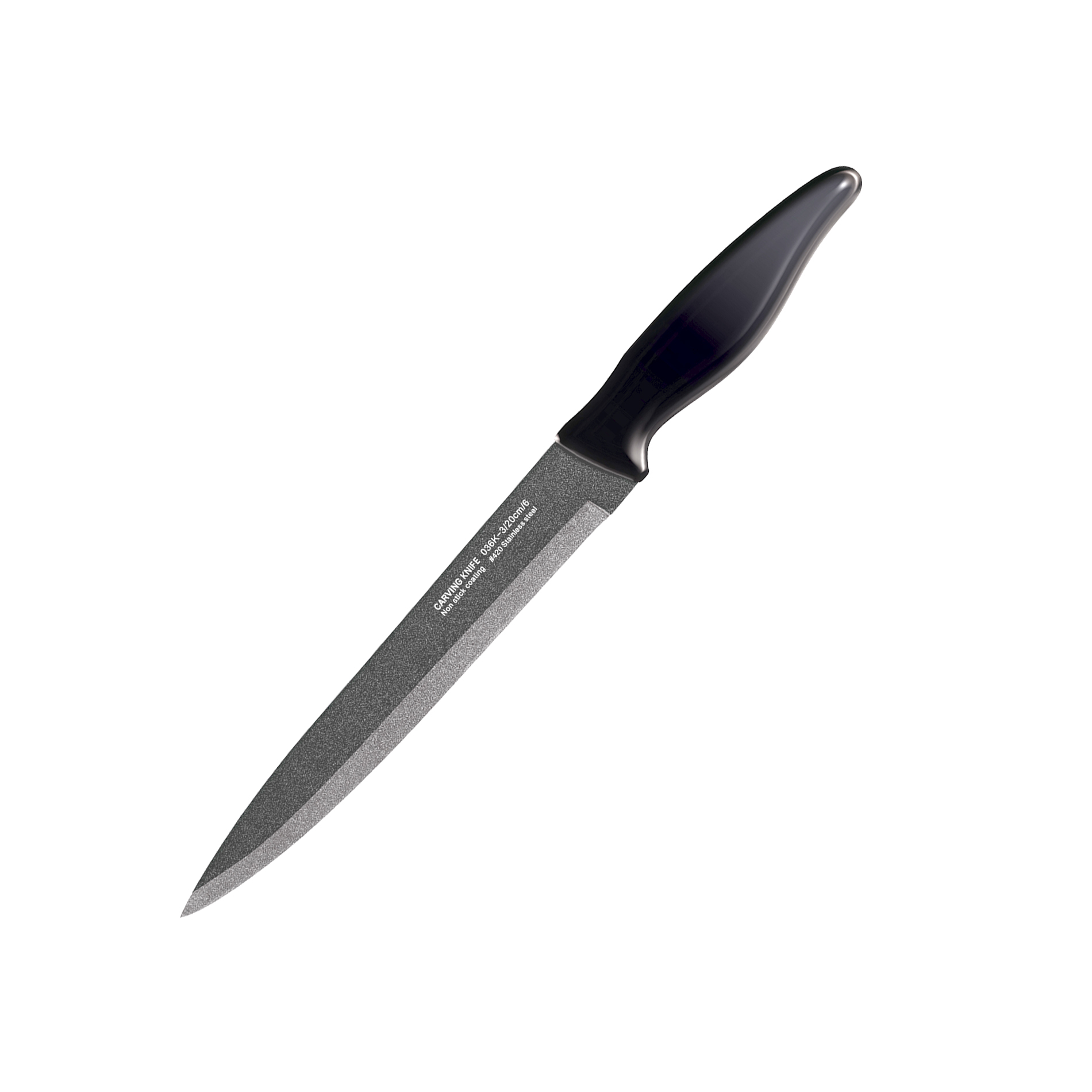 Smile SNS-4 Tacoma Juego de 5 cuchillos de cocina de acero inoxidable con recubrimiento antiadherente, bloque madera magnético plegable linea moderna