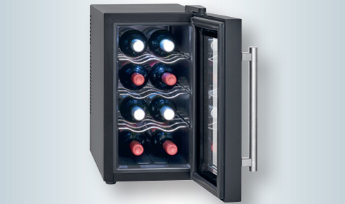 Vinoteca 12 botellas vertical, enfriamiento termoeléctrico