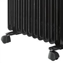 AEG RA 5587 - Radiador de aceite, 1500 W, 7 elementos, programable, pantalla digital, 3 niveles de potencia