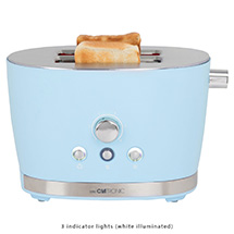 Tostadora Clatronic Rock & Retro ta 3690