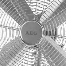 AEG VL 5526 M - Ventilador de mesa metálico estilo retro